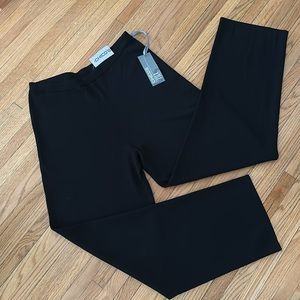 Chicos, Metro knit, black light sweater pants waist high relaxed through thigh